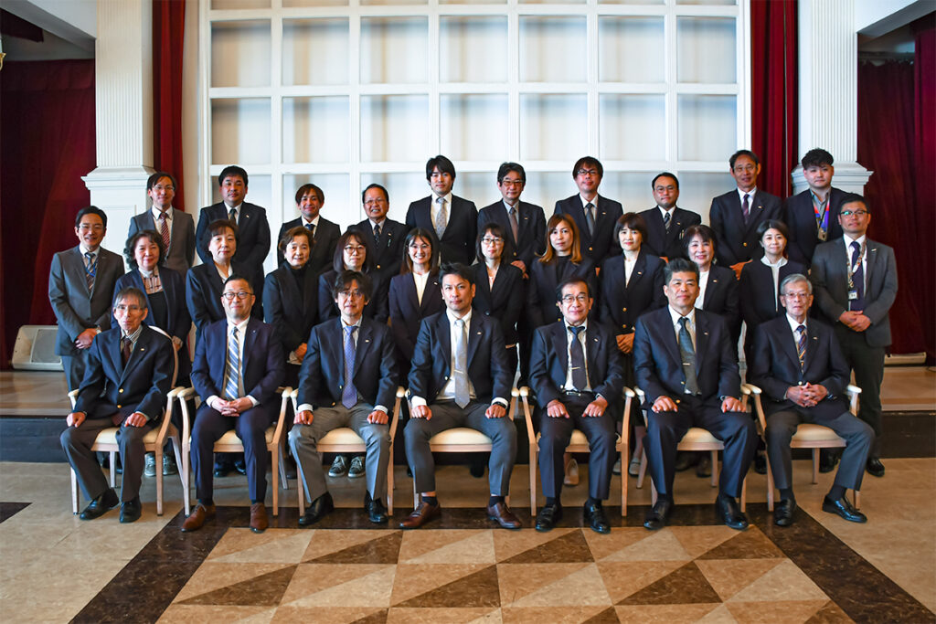 方針発表会 出席者集合写真